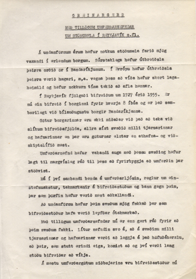 Greinarger� 1
