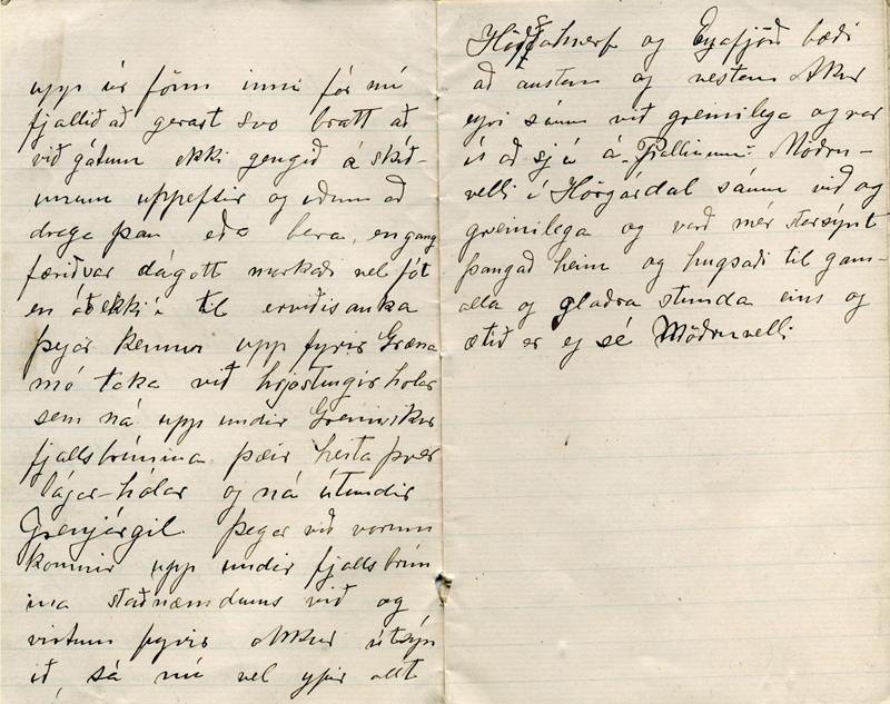 Fer� � Kaldbak �ri� 1911